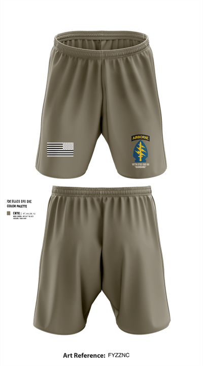 197th STSC (SO)(A) 32760162 Athletic Shorts With Pockets - 5