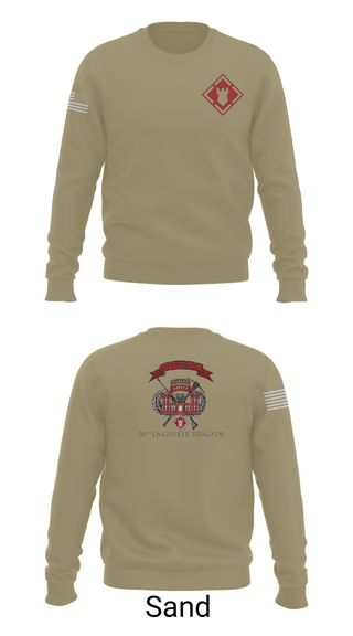 Crew Neck Sweatshirt, 264 EN CO, Army, Teamtime, Team time, sublimation, custom sports apparel, team uniforms, spirit wear, spiritwear, sports uniforms, custom shirts, team store, custom team store, fundraiser sports, apparel fundraiser