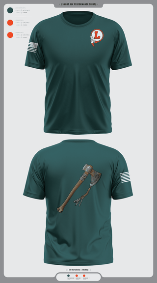 Short Sleeve Performance Shirt, Loudon NJROTC, Navy, Teamtime, Team time, sublimation, custom sports apparel, team uniforms, spirit wear, spiritwear, sports uniforms, custom shirts, team store, custom team store, fundraiser sports, apparel fundraiser