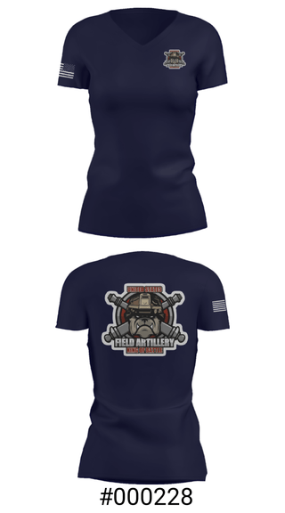 Women's Short Sleeve Vneck Shirt, Bravo Battery, Army, Teamtime, Team time, sublimation, custom sports apparel, team uniforms, spirit wear, spiritwear, sports uniforms, custom shirts, team store, custom team store, fundraiser sports, apparel fundraiser