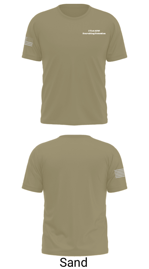 Short Sleeve Performance Shirt, 171st ARW Recruiting/Retention, Air Force, Teamtime, Team time, sublimation, custom sports apparel, team uniforms, spirit wear, spiritwear, sports uniforms, custom shirts, team store, custom team store, fundraiser sports, apparel fundraiser