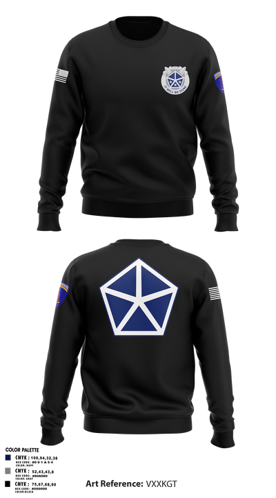 2nd PLT, B TRP, 3-71 CAV 73189782 Crew Neck Sweatshirt - 3