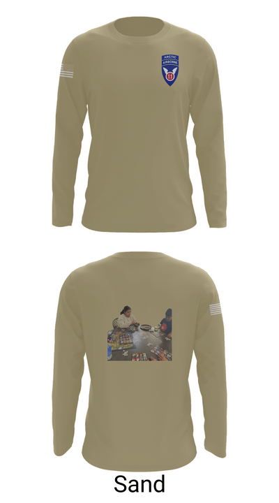 11th ABN DIV WO 32210325 Long Sleeve Performance Shirt 86
