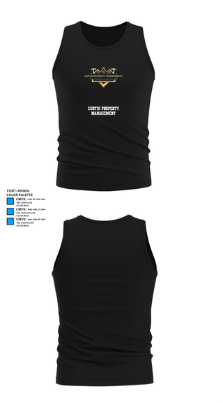 Tank Top, Curtis Property Management, , Teamtime, Team time, sublimation, custom sports apparel, team uniforms, spirit wear, spiritwear, sports uniforms, custom shirts, team store, custom team store, fundraiser sports, apparel fundraiser