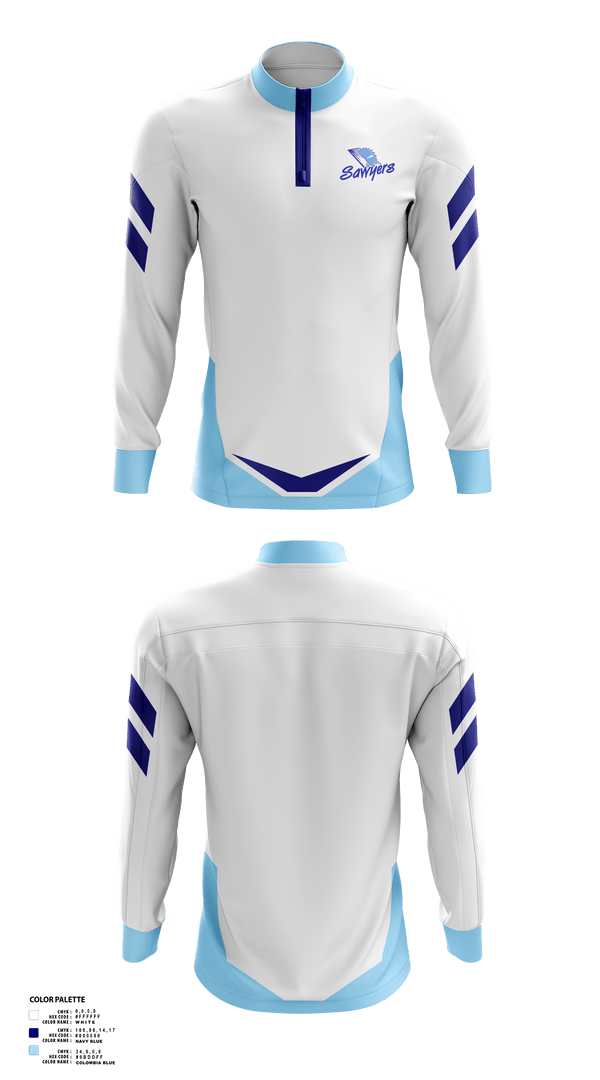 Quarter Zip Jacket, Saugerties High School Golf, Golf, Teamtime, Team time, sublimation, custom sports apparel, team uniforms, spirit wear, spiritwear, sports uniforms, custom shirts, team store, custom team store, fundraiser sports, apparel fundraiser