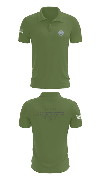Short Sleeve Performance Polo, GOLD STAR POLICE DEPARTMENT, , Teamtime, Team time, sublimation, custom sports apparel, team uniforms, spirit wear, spiritwear, sports uniforms, custom shirts, team store, custom team store, fundraiser sports, apparel fundraiser