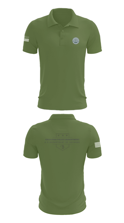 GOLD STAR POLICE DEPARTMENT 55137313 Short Sleeve Performance Polo - 45
