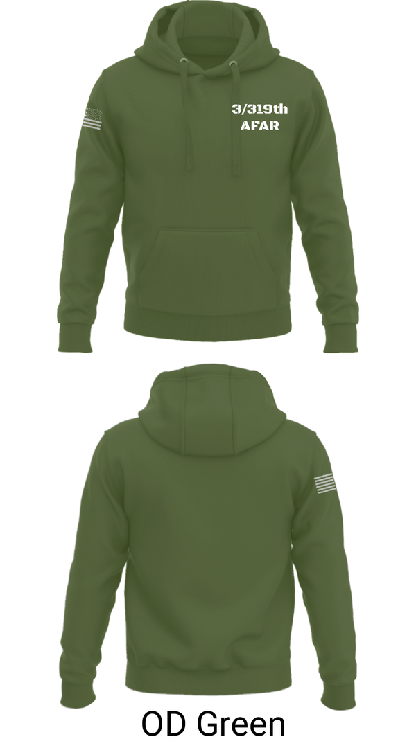 Hoodie, 3/319th AFAR, Army, Teamtime, Team time, sublimation, custom sports apparel, team uniforms, spirit wear, spiritwear, sports uniforms, custom shirts, team store, custom team store, fundraiser sports, apparel fundraiser
