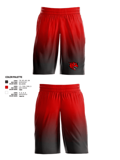 Kirbyville High School Basketball 90960031 Womens Basketball Shorts - 1