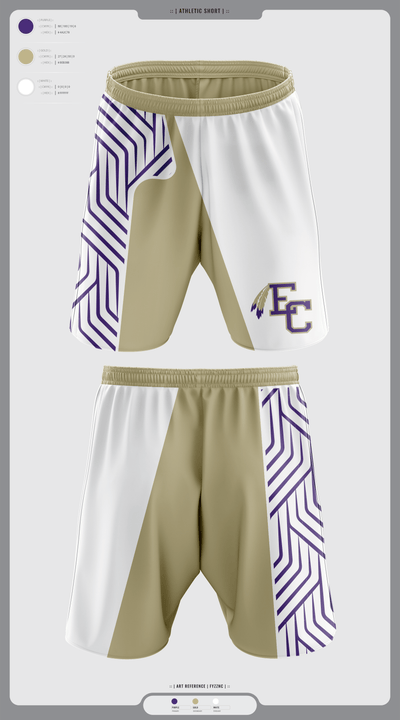 East Coweta High School Wrestling 50868332 Athletic Shorts With Pockets - 2