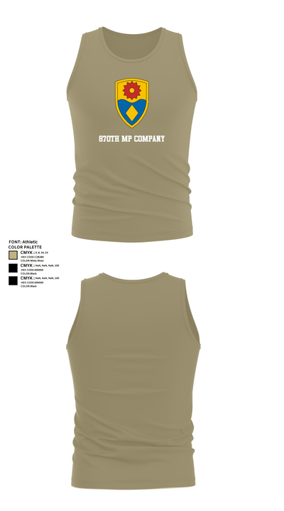 870th mp company 27373000 Tank Top - 99