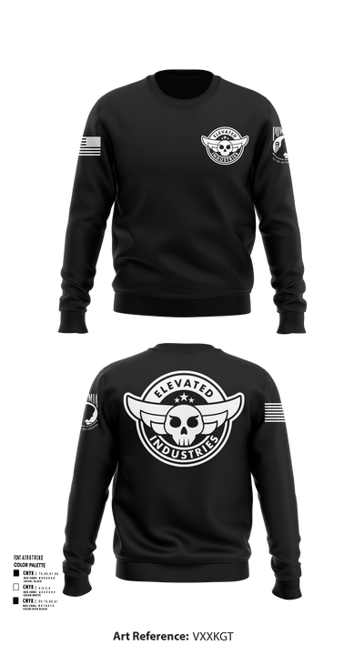 Elevated Industries 26715295 Crew Neck Sweatshirt - 102