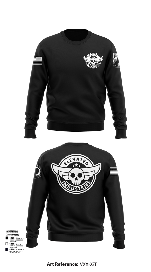 Crew Neck Sweatshirt, Elevated Industries, , Teamtime, Team time, sublimation, custom sports apparel, team uniforms, spirit wear, spiritwear, sports uniforms, custom shirts, team store, custom team store, fundraiser sports, apparel fundraiser