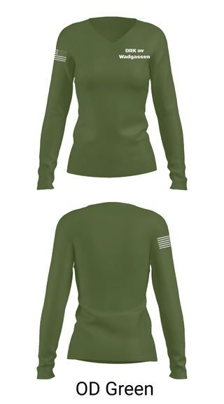 Womens Long Sleeve Vneck Shirt 1, DRK ov Wadgassen, Fire Department, Teamtime, Team time, sublimation, custom sports apparel, team uniforms, spirit wear, spiritwear, sports uniforms, custom shirts, team store, custom team store, fundraiser sports, apparel fundraiser
