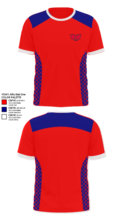 White House Heritage High School Track 18717489 Short Sleeve Performance Shirt - 28