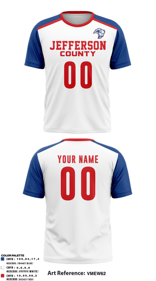 Short Sleeve Performance Shirt, Jefferson County Middle School Volleyball, Men's Volleyball, Teamtime, Team time, sublimation, custom sports apparel, team uniforms, spirit wear, spiritwear, sports uniforms, custom shirts, team store, custom team store, fundraiser sports, apparel fundraiser