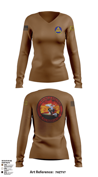 Womens Long Sleeve Vneck Shirt 1, 898 Muns, Air Force, Teamtime, Team time, sublimation, custom sports apparel, team uniforms, spirit wear, spiritwear, sports uniforms, custom shirts, team store, custom team store, fundraiser sports, apparel fundraiser