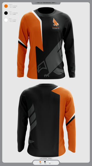 Long Sleeve Performance Shirt, Mcdonogh Girls Tennis, Tennis, Teamtime, Team time, sublimation, custom sports apparel, team uniforms, spirit wear, spiritwear, sports uniforms, custom shirts, team store, custom team store, fundraiser sports, apparel fundraiser