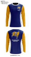 Poth High School Basketball 33923468 Long Sleeve Shooting Shirt - 41