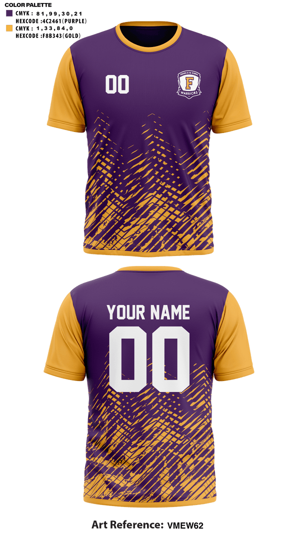 Short Sleeve Performance Shirt, Fresno High School Soccer, Men's Soccer, Teamtime, Team time, sublimation, custom sports apparel, team uniforms, spirit wear, spiritwear, sports uniforms, custom shirts, team store, custom team store, fundraiser sports, apparel fundraiser
