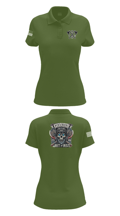 Baker 3-509th 3rd Plt 1st squad 60073036 Women's Short Sleeve Performance Polo  - 55