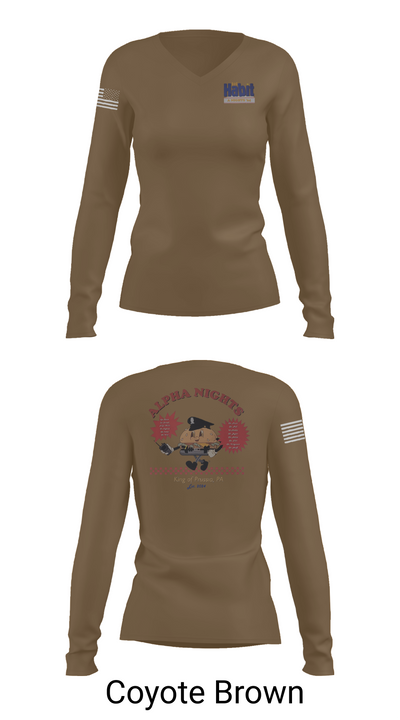Upper Merion 36683777 Women's Long Sleeve V-neck Shirt - 16