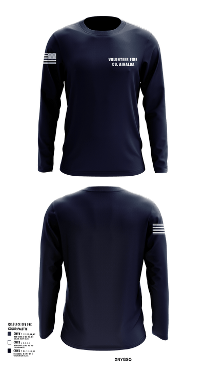 Volunteer Fire Co. Ainaloa 35465352 Long Sleeve Performance Shirt - 134