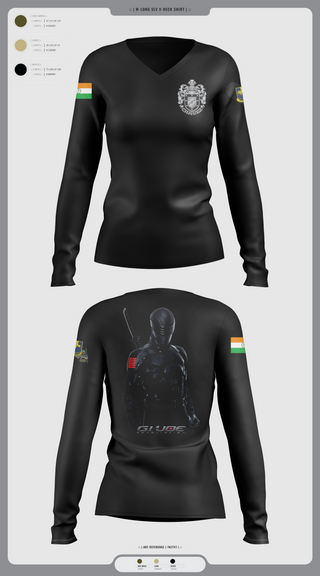 Womens Long Sleeve Vneck Shirt 1, Renegades Company, , Teamtime, Team time, sublimation, custom sports apparel, team uniforms, spirit wear, spiritwear, sports uniforms, custom shirts, team store, custom team store, fundraiser sports, apparel fundraiser