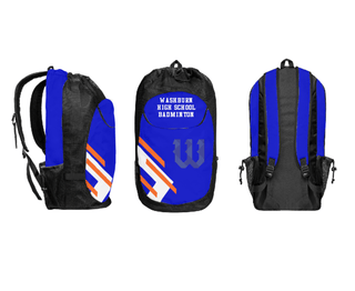 Gear Bag, Washburn High School Badminton, Spirit Store, Teamtime, Team time, sublimation, custom sports apparel, team uniforms, spirit wear, spiritwear, sports uniforms, custom shirts, team store, custom team store, fundraiser sports, apparel fundraiser