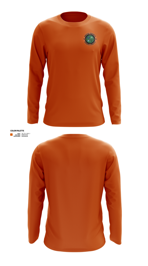 Long Sleeve Performance Shirt, Unicoi County Search and Rescue, , Teamtime, Team time, sublimation, custom sports apparel, team uniforms, spirit wear, spiritwear, sports uniforms, custom shirts, team store, custom team store, fundraiser sports, apparel fundraiser