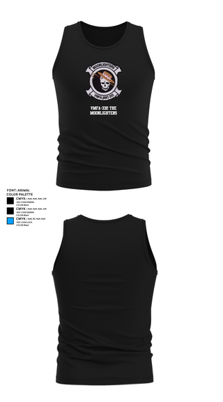 Tank Top, VMFA-332 The Moonlighters, Marines, Teamtime, Team time, sublimation, custom sports apparel, team uniforms, spirit wear, spiritwear, sports uniforms, custom shirts, team store, custom team store, fundraiser sports, apparel fundraiser