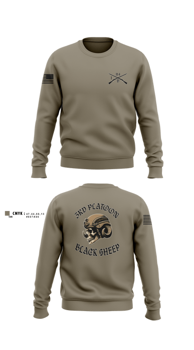 3rd PLT Black Sheep 32884167 Crew Neck Sweatshirt - 86