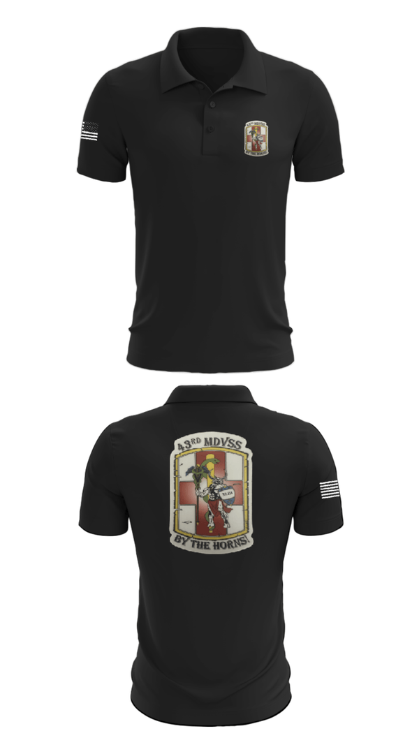 Short Sleeve Performance Polo, 43rd Medical Detachment, , Teamtime, Team time, sublimation, custom sports apparel, team uniforms, spirit wear, spiritwear, sports uniforms, custom shirts, team store, custom team store, fundraiser sports, apparel fundraiser