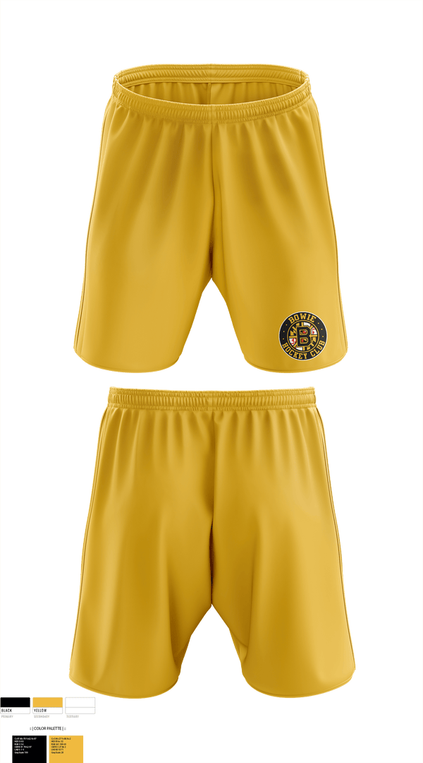 Athletic Shorts With Pockets, Bowie Hockey Club, Ice Hockey, Teamtime, Team time, sublimation, custom sports apparel, team uniforms, spirit wear, spiritwear, sports uniforms, custom shirts, team store, custom team store, fundraiser sports, apparel fundraiser