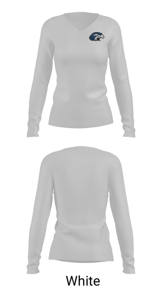 Womens Long Sleeve Vneck Shirt, Big Springs Charter School Football, Football, Teamtime, Team time, sublimation, custom sports apparel, team uniforms, spirit wear, spiritwear, sports uniforms, custom shirts, team store, custom team store, fundraiser sports, apparel fundraiser
