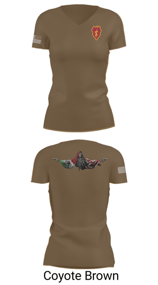 Women's Short Sleeve Vneck Shirt, 25th ID, Army, Teamtime, Team time, sublimation, custom sports apparel, team uniforms, spirit wear, spiritwear, sports uniforms, custom shirts, team store, custom team store, fundraiser sports, apparel fundraiser