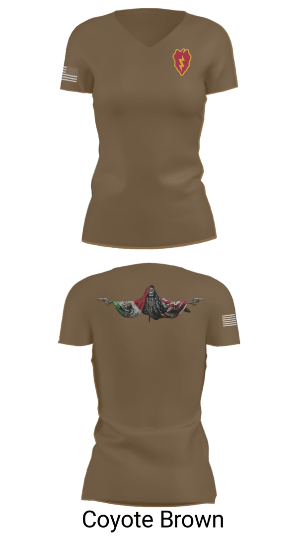 Women's Short Sleeve Vneck Shirt, 25th ID, Army, Teamtime, Team time, sublimation, custom sports apparel, team uniforms, spirit wear, spiritwear, sports uniforms, custom shirts, team store, custom team store, fundraiser sports, apparel fundraiser