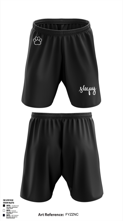 TeamSleepy 😺 Athletic Shorts With Pockets - 1