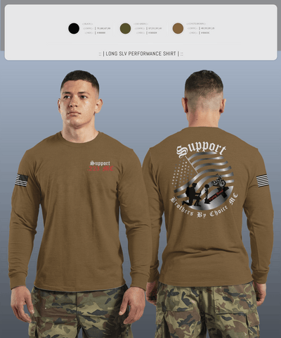 Brothers By Choice MC support 11899861 Long Sleeve Performance Shirt 6