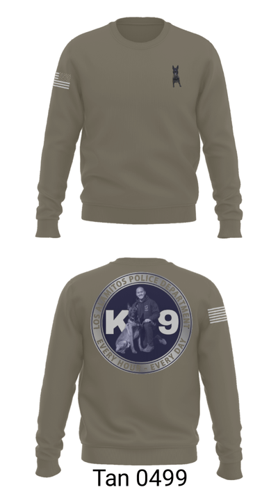 Los Alamitos Police K9 92789810 Crew Neck Sweatshirt - 62