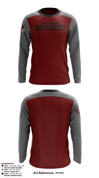 Long Sleeve Performance Shirt, Matawam Huskies, Baseball, Teamtime, Team time, sublimation, custom sports apparel, team uniforms, spirit wear, spiritwear, sports uniforms, custom shirts, team store, custom team store, fundraiser sports, apparel fundraiser