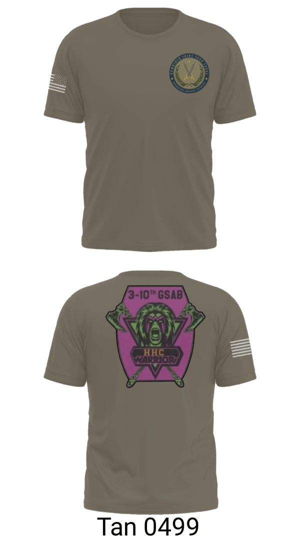 Old School Cotton Feel Shirt, 3-10 GSAB, Army, Teamtime, Team time, sublimation, custom sports apparel, team uniforms, spirit wear, spiritwear, sports uniforms, custom shirts, team store, custom team store, fundraiser sports, apparel fundraiser