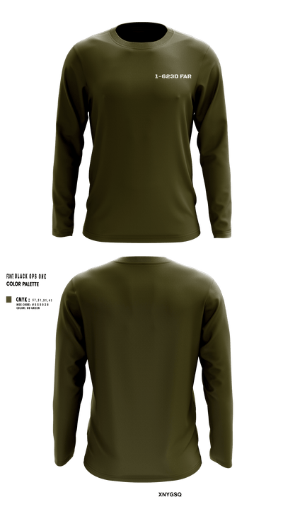 1/623rd FAR 72334612 Long Sleeve Performance Shirt - 4