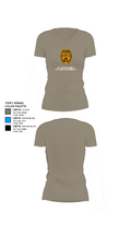 4th Law Enforcement Battalion Bravo Company 77737735 Women's Short Sleeve V-neck Shirt - 64