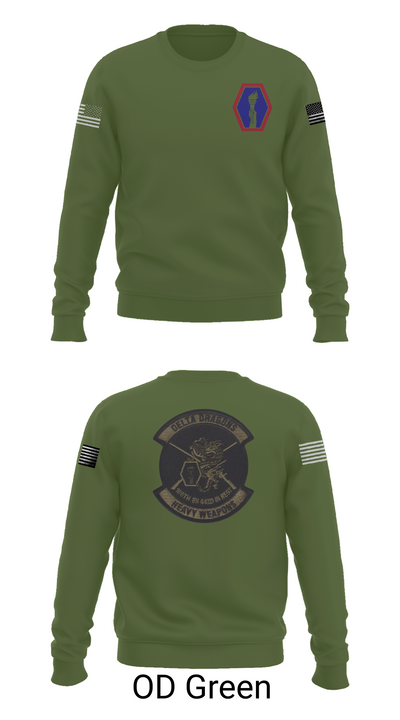 100th Battalion 442nd Infantry Delta dragons 60081058 Crew Neck Sweatshirt - 45