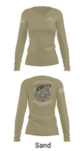 B/3-34 Bulldogs 76121406 Women's Long Sleeve V-neck Shirt - 97