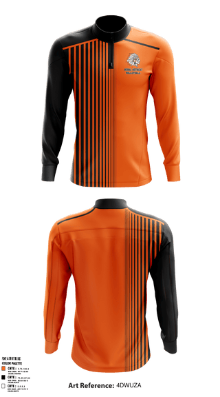 Quarter Zip Jacket, Rural Retreat High School Volleyball, Women's Volleyball, Teamtime, Team time, sublimation, custom sports apparel, team uniforms, spirit wear, spiritwear, sports uniforms, custom shirts, team store, custom team store, fundraiser sports, apparel fundraiser