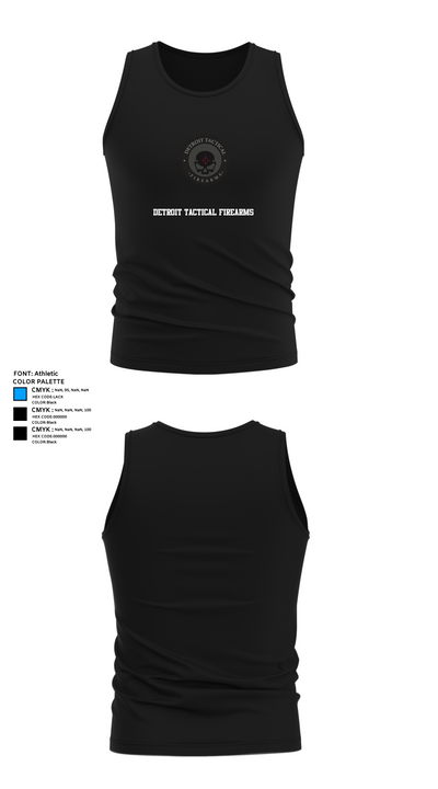 Detroit Tactical Firearms 87119150 Tank Top - 32