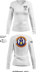23 FSS823 Base Defense SquadronTask Force Joker 68161366 Women's Long Sleeve V-neck Shirt -1 202