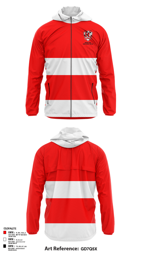 Windbreaker, Indian Lake High School Soccer, Men's Soccer, Teamtime, Team time, sublimation, custom sports apparel, team uniforms, spirit wear, spiritwear, sports uniforms, custom shirts, team store, custom team store, fundraiser sports, apparel fundraiser